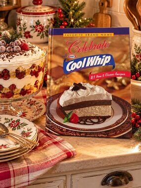 Vintage 1999 Kraft Cool Whip Celebrate Cookbook Hardcover 81 Recipes